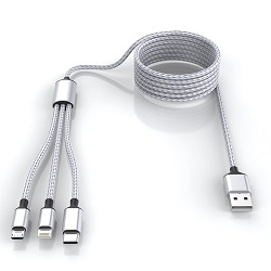 Multi-plug charging cable