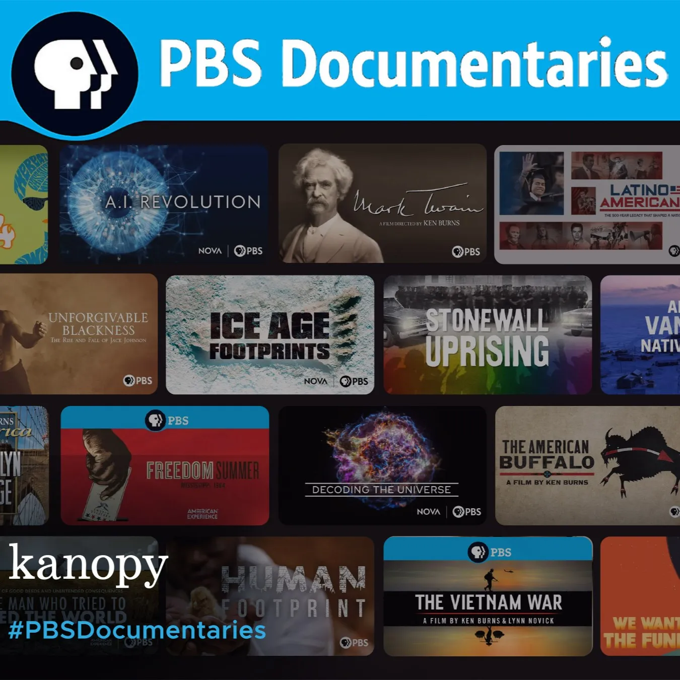 PBS Documentaries on Kanopy