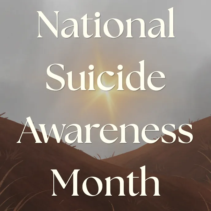 National Suicide Awareness Month Display